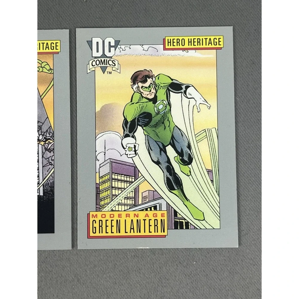 1991 DC Comic Cards GREEN LANTERN Hero Heritage Set Of 3